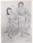 Rodin, Auguste , Trois femme nues