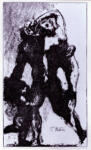 Rodin, Auguste , Pensiero per la porta del Musée des Arts décoratifs
