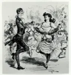 Robida, Albert , La gigue des salons -