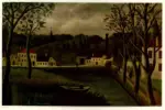 Rousseau, Henri , Paysage au p&ecirc;cheur &agrave; la ligne