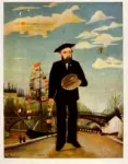 Anonimo , Rousseau, Henri - sec. XIX - Autoritratto