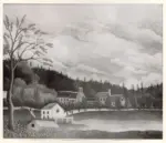 Rousseau, Henri , Vue de la Bi&egrave;vre sur Gentilly