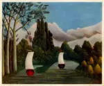 Rousseau, Henri , Paysage des bords de l'Oise