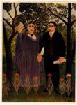 Rousseau, Henri , La muse inspirant le poète (prima versione)