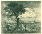 Rousseau, Th&eacute;odore , Cavalier sous L'Orage