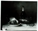 Rousseau, Th&eacute;odore , A still life with brioche