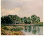 Sisley, Alfred , Bords du Loing