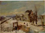 Sisley, Alfred , Hiver &agrave; Veneux Nadon