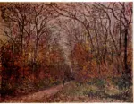 Sisley, Alfred , La route du Bois Prieur (Fontainebleau)