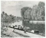 Sisley, Alfred , P&eacute;niches sur le Loing