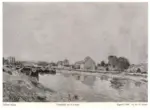 Sisley, Alfred , Chalands sur le Loing