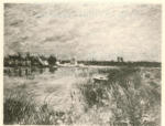 Sisley, Alfred , La berge à Saint Mammés