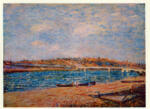 Sisley, Alfred , La berge à Saint Mammes
