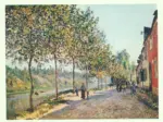 Sisley, Alfred , Viale alberato
