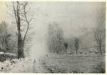 Sisley, Alfred , La route, le matin