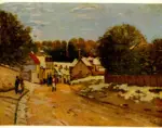 Sisley, Alfred , Prima neve a Louveciennes