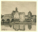 Sisley, Alfred , Die Brücke von Moret