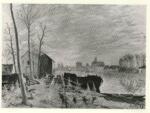 Sisley, Alfred , Coucher de soleil à Moret sur Loing