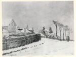Sisley, Alfred , La neige à Louveciennes