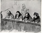 Steinlen, Theophile-Alexandre , Sbarra degli imputati