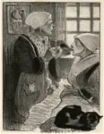 Steinlen, Théophile Alexander , Les femme de Franche