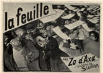 Steinlen, Théophile Alexander , La feuille