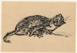 Steinlen, Théophile Alexander , Gattini che allattano