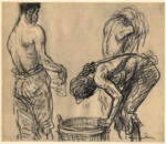 Steinlen, Théophile Alexander , Uomini che si lavano