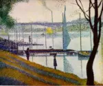 Seurat, Georges , Il ponte di courbevoie