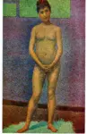 Seurat, Georges , Modella in piedi