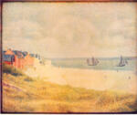 Seurat, Georges , Le Crotoy, oval"" -