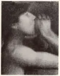 Seurat, Georges , L'echo Study for une Bagnaide