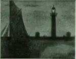 Seurat, Georges , Il faro di Honfleur
