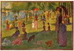 Seurat, Georges , Schizzo per "La Grande Jatte"