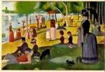 Seurat, Georges , Una domenica a la Grande Jatte