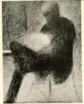 Seurat, Georges , L'uomo seduto