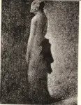 Seurat, Georges , Donna di profilo