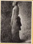 Seurat, Georges , Donna di profilo