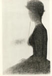 Anonimo , Seurat, Georges - sec. XIX - Seated Woman