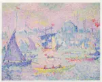Signac, Paul , Costantinople - La corne d'or, Brume