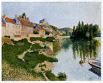 Anonimo , Signac, Paul - sec. XIX - The Seine at Les Andelys