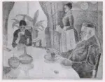 Signac, Paul , La salle à manger