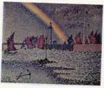 Signac, Paul , L'arcobaleno in cielo - Port Breton