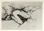Toulouse-Lautrec, Henri de , La dormeuse, Studio per "Elles"