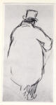 Toulouse-Lautrec, Henri de , Ritratto di uomo visto da dietro - , Ritratto di uomo visto da dietro -