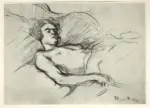 Toulouse-Lautrec, Henri de , Donna che dorme