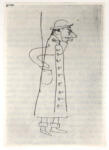 Toulouse-Lautrec, Henri de , - Uomo con cappotto