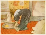 Toulouse-Lautrec, Henri de , Toeletta del mattino. Quinta tavola per "Elles""