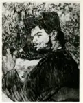 Toulouse-Lautrec, Henri de , Ritratto di uomo con pipa