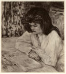 Toulouse-Lautrec, Henri de , - Donna che legge